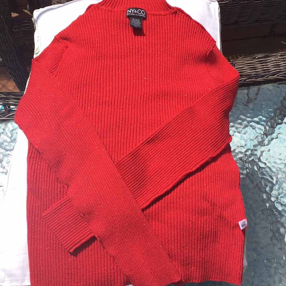 Red Holiday turtle neck